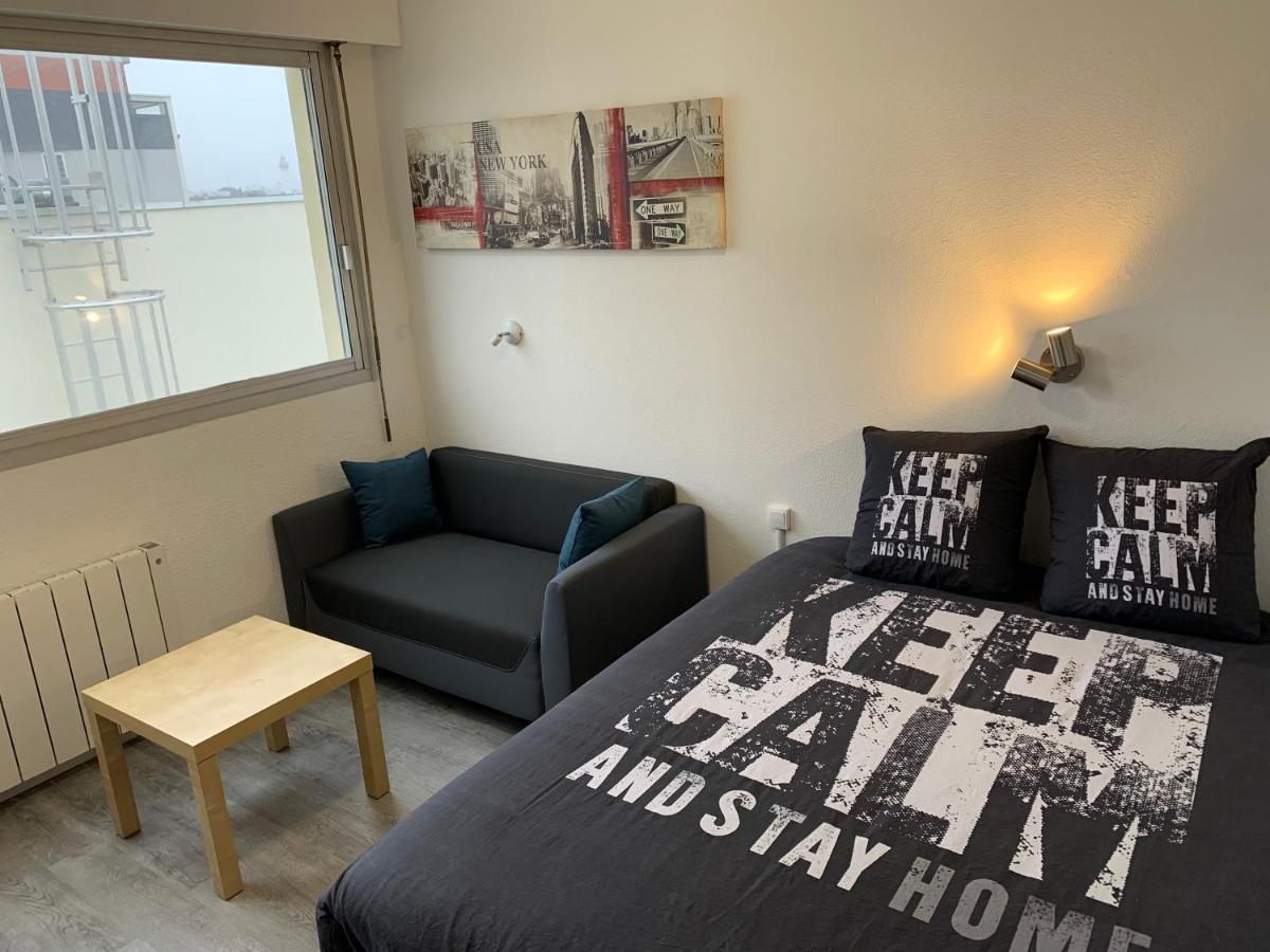 Studio Entierement Renove Avec Parking Gratuit Saint-Nazaire  Luaran gambar